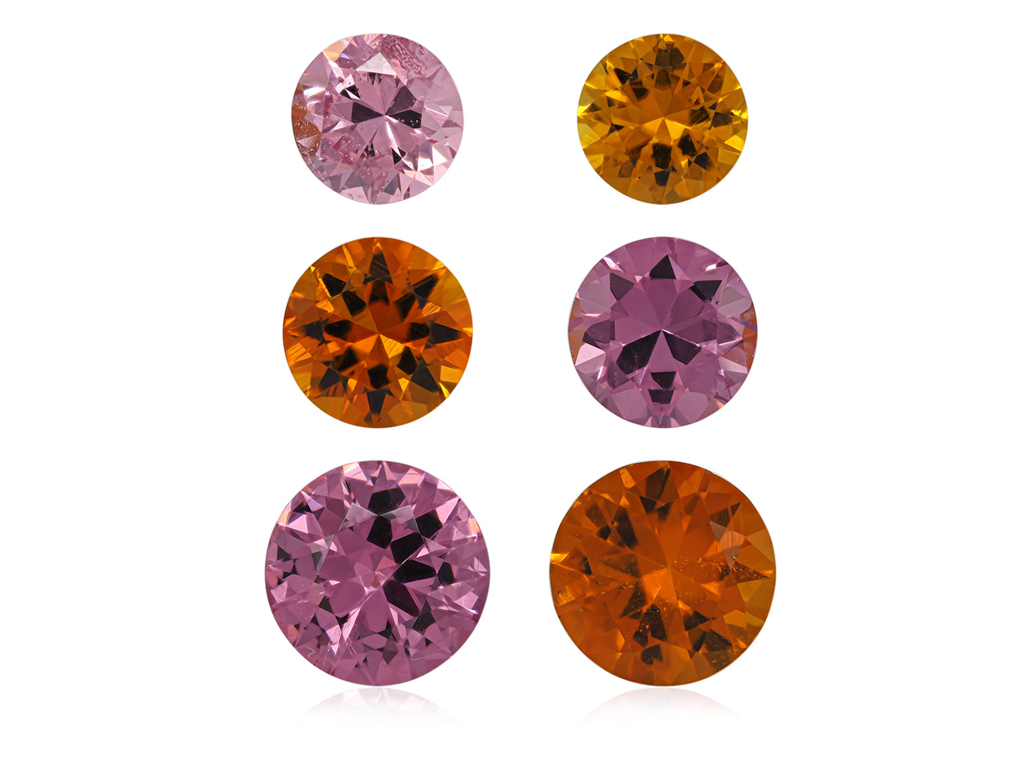 Earring Set Spinel & Clinohumite 5.63 CT / 6