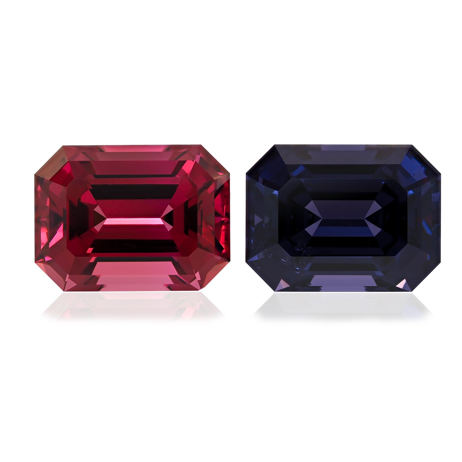 Blue & Red Spinel 17.14 CT/2