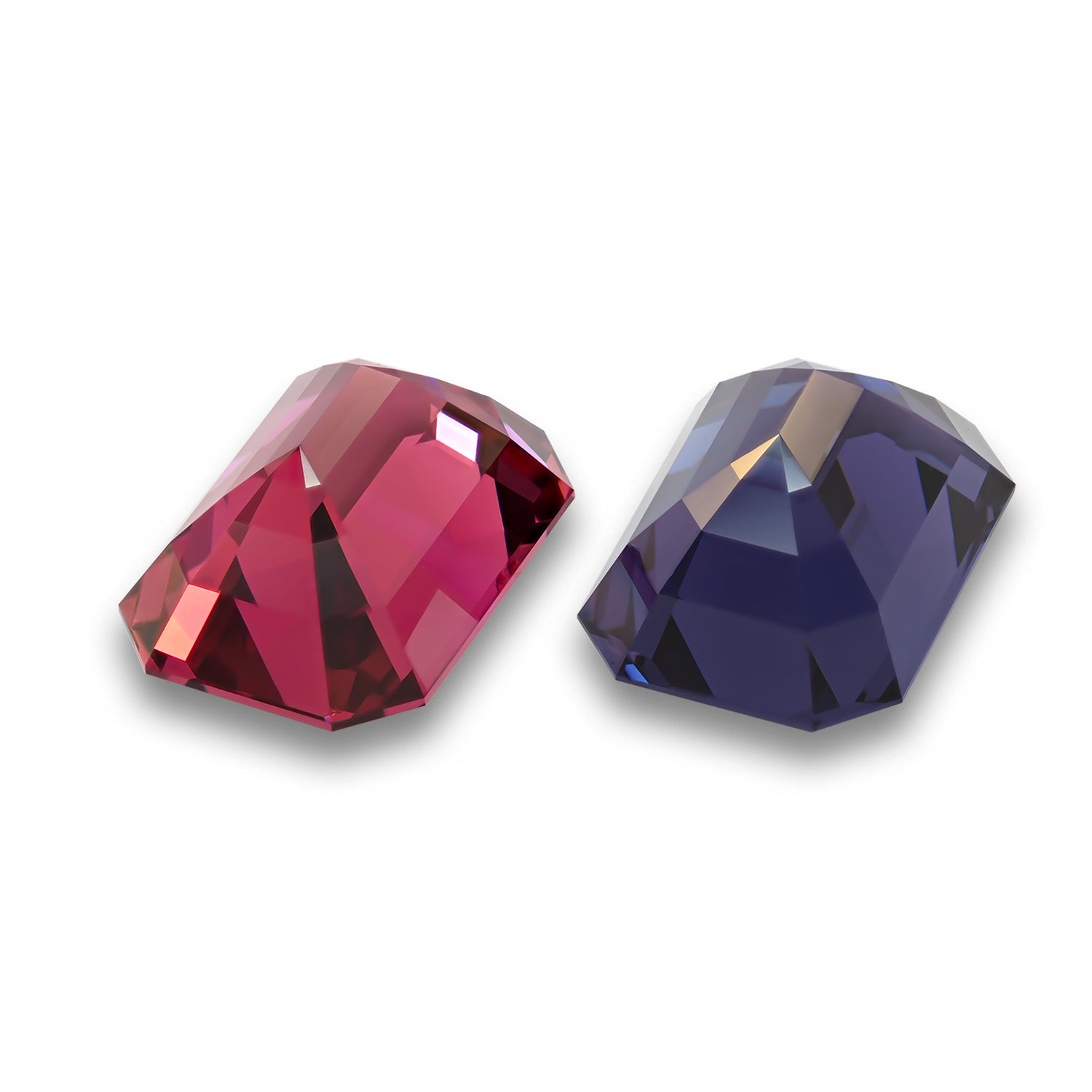 Blue & Red Spinel 17.14 CT/2