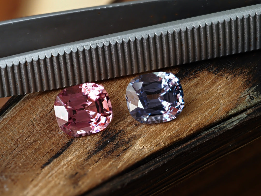 Blue & Pink Spinel 5.45 CT/2