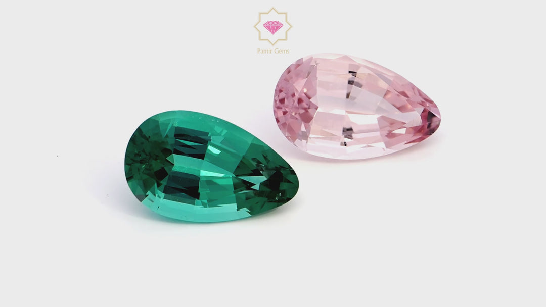 Lagoon & Pink Tourmaline 25.73 CT / 2