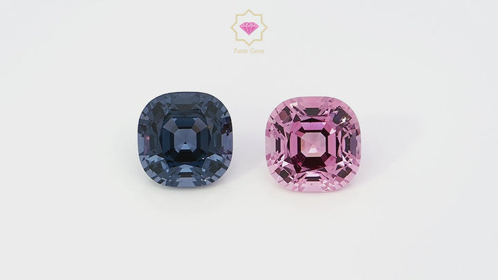 PINK & BLUE SPINELS 8.62 CT / 2