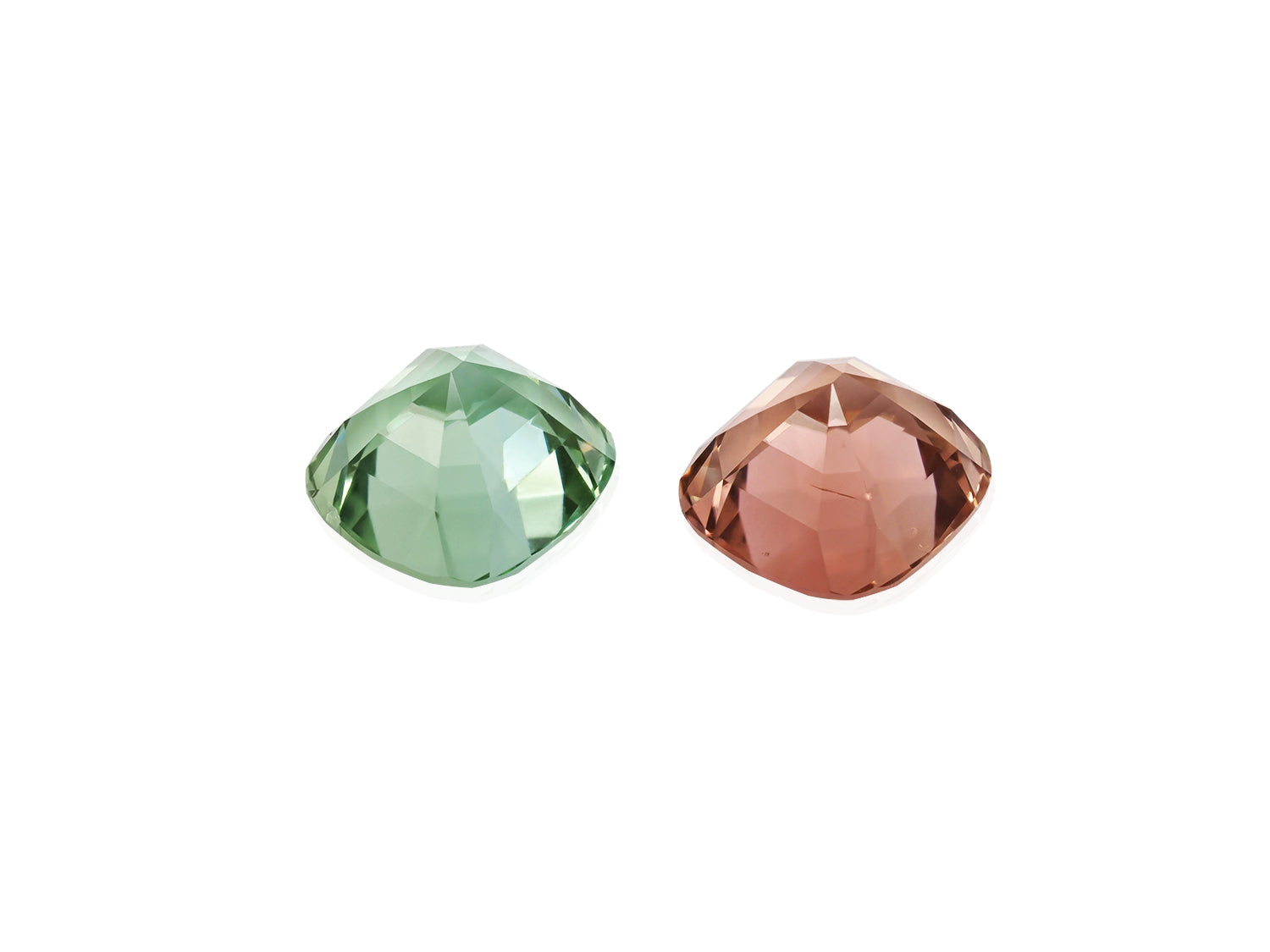 PEACH & GREEN TOURMALINE 7.87 CT / 2