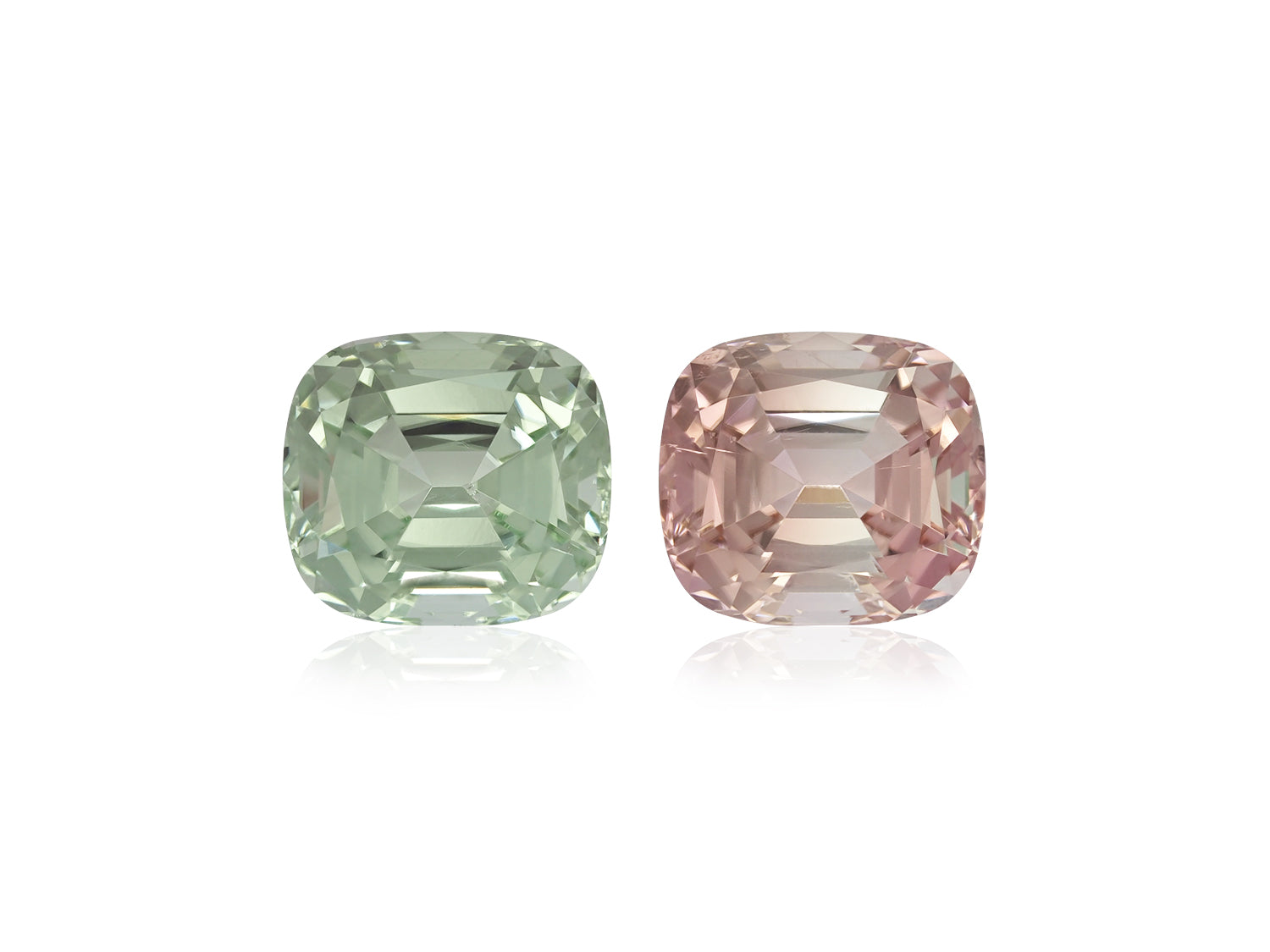 Green & Peach Tourmaline 9.39 CT / 2