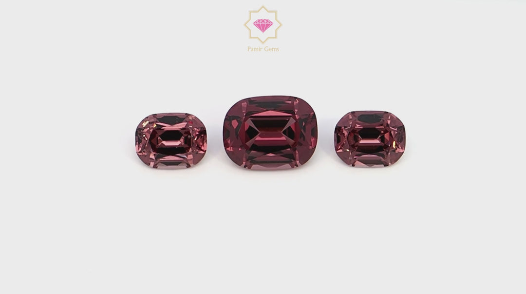 Set Garnet Color Change 9 CT / 3