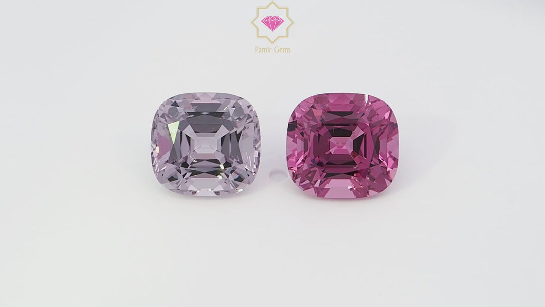 Pink& Grey Spinel 8.37 CT/2