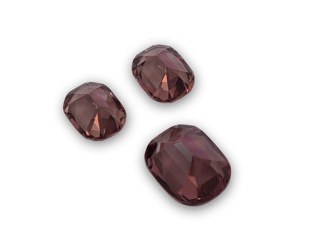 Set Garnet Color Change 9 CT / 3