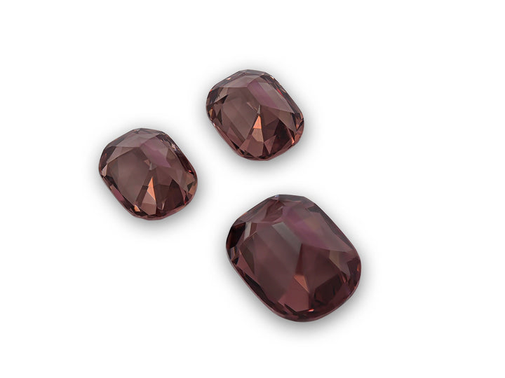 Set Garnet Color Change 9 CT / 3