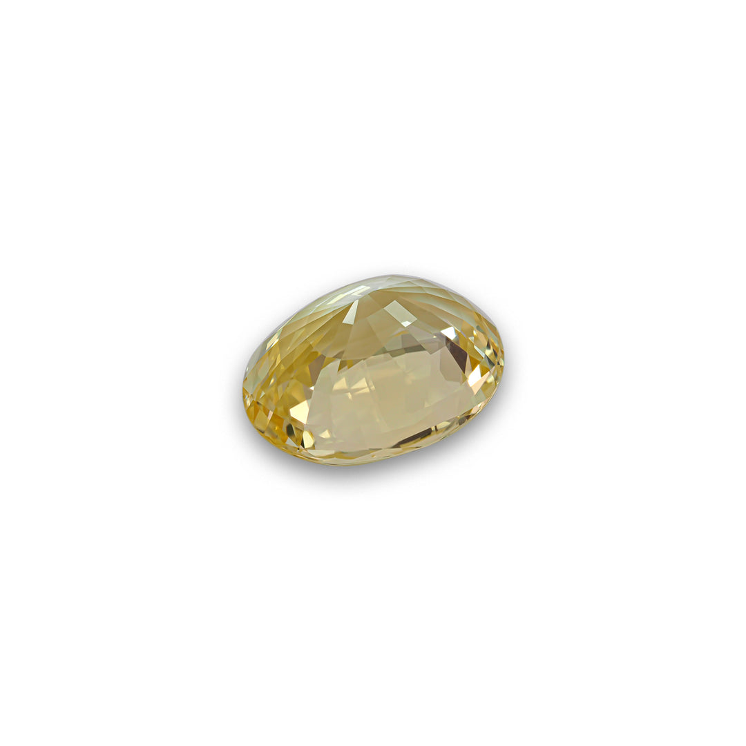 Unheated Yellow Sapphire 24.49 CT