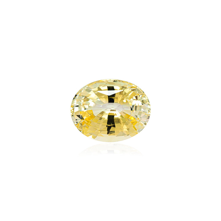 Unheated Yellow Sapphire 24.49 CT
