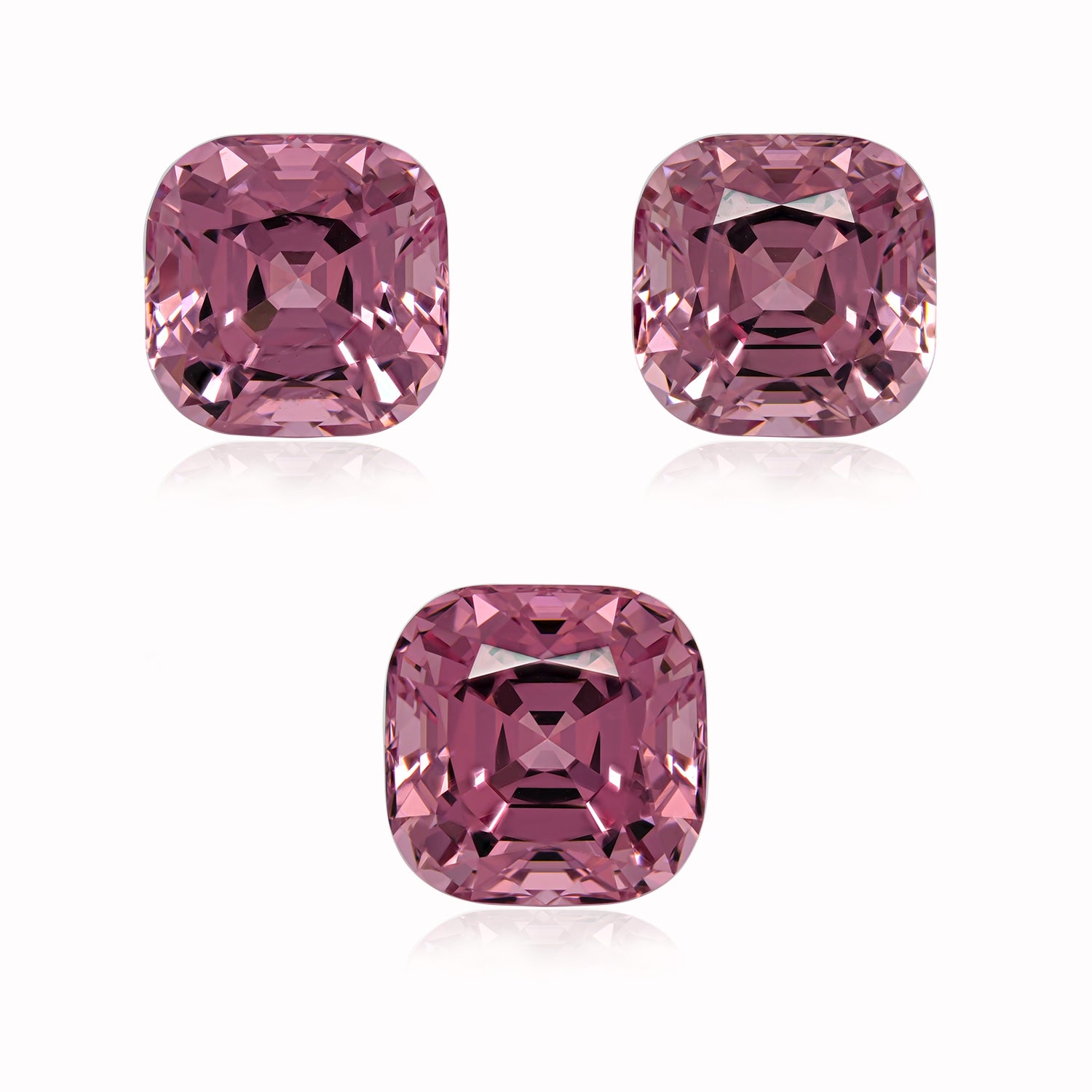 Set Pink Spinel 11.28 CT / 3