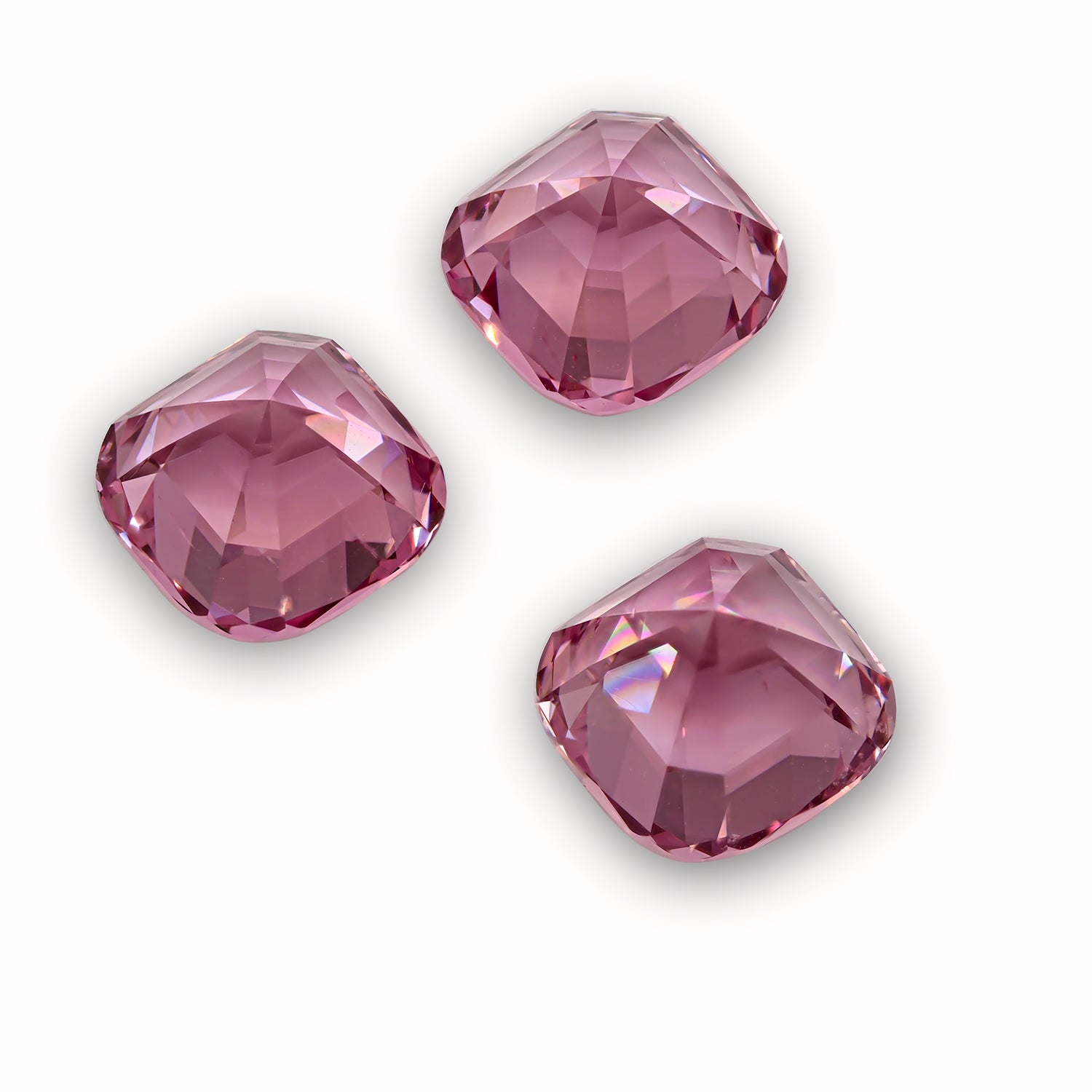 Set Pink Spinel 11.28 CT / 3