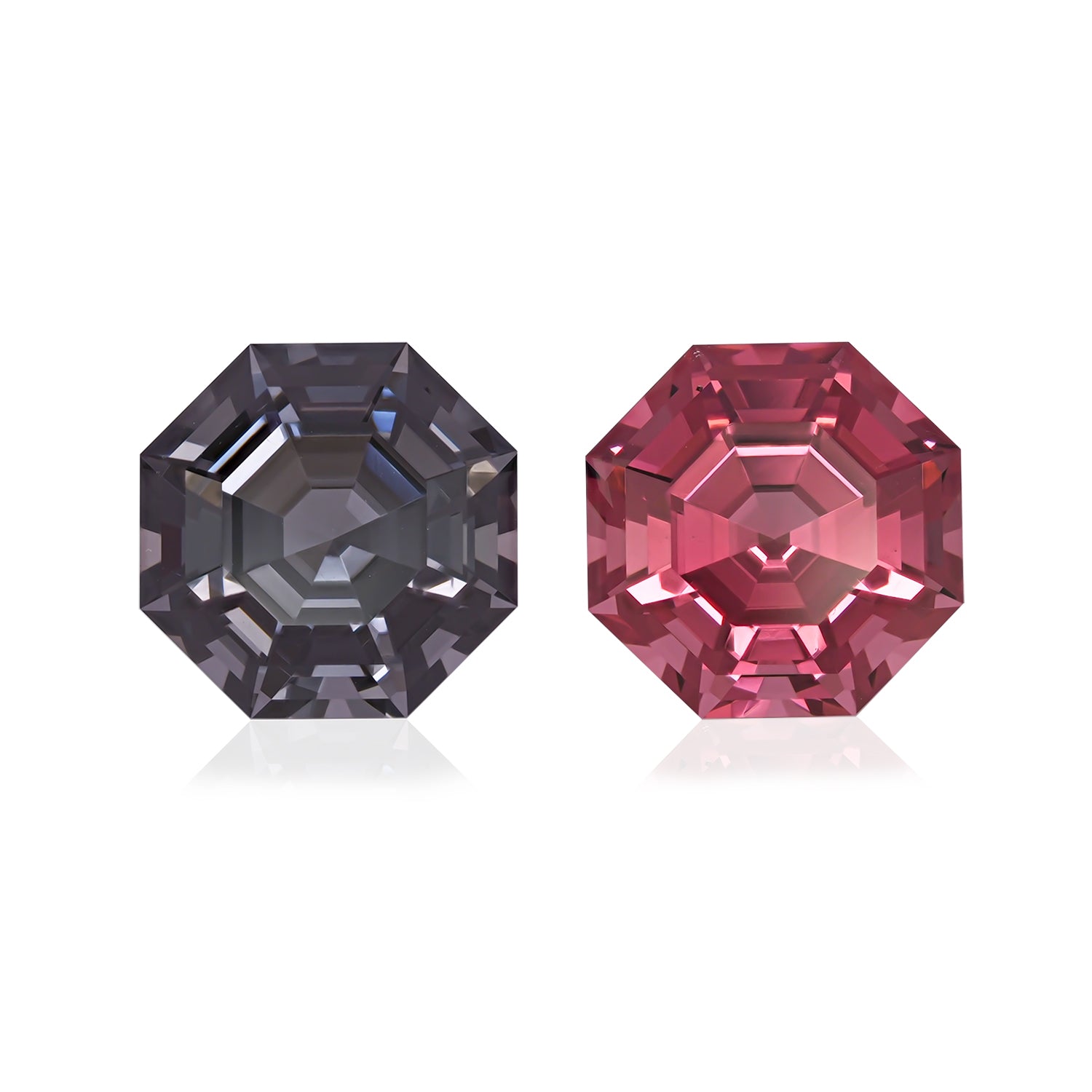 Raspberry & Grey Spinel 10.24 CT/2