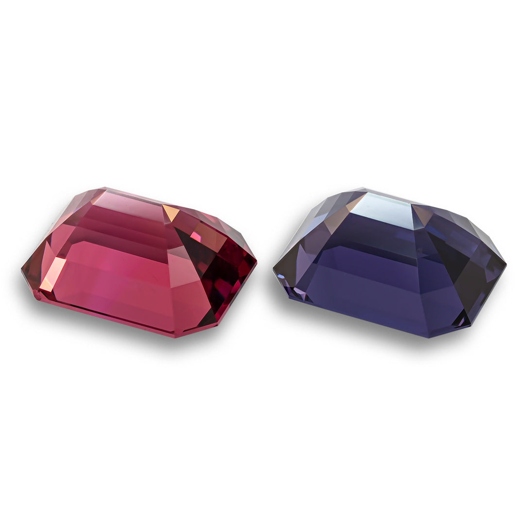 Blue & Red Spinel 17.14 CT/2