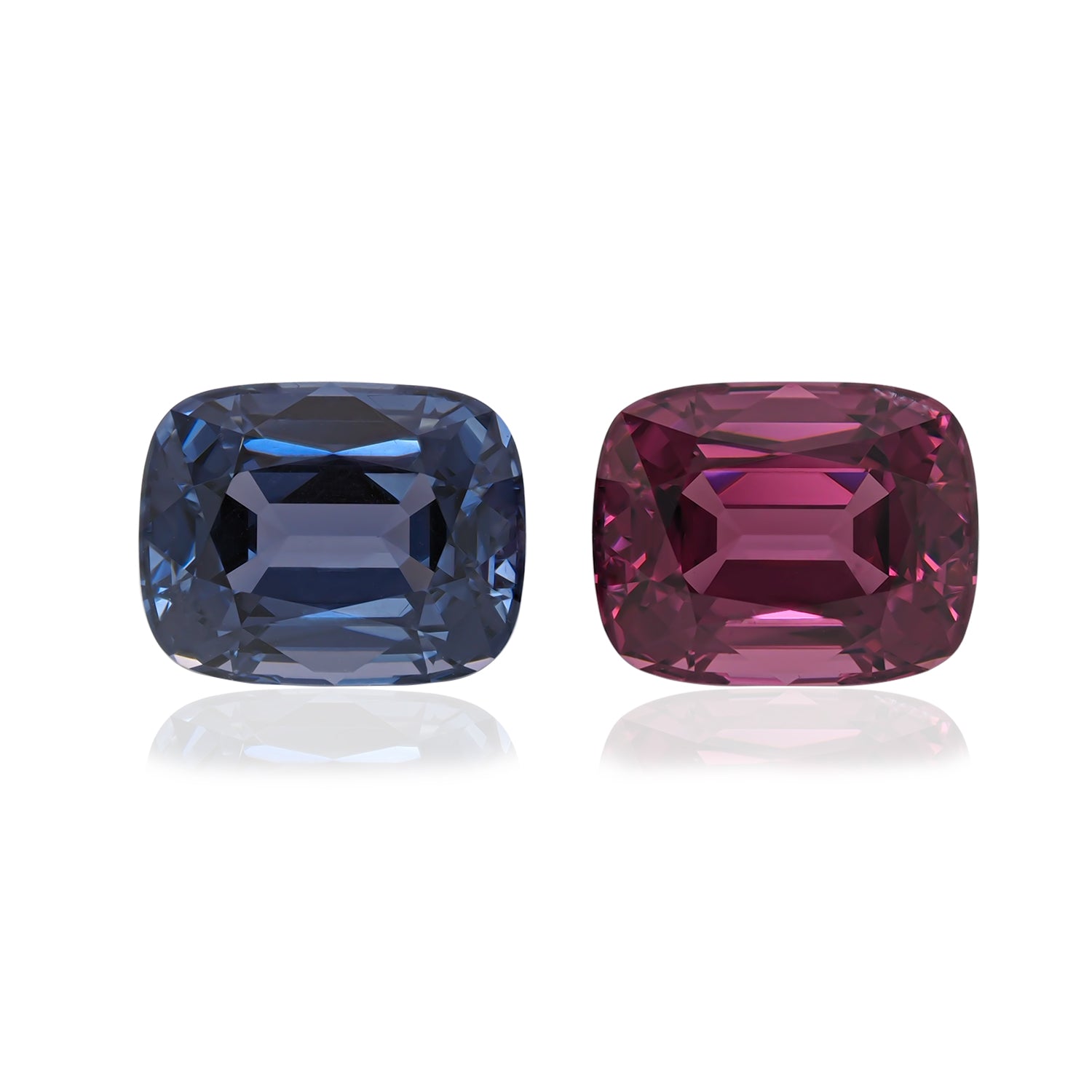 Raspberry & Blue Spinel 9.9 CT/2