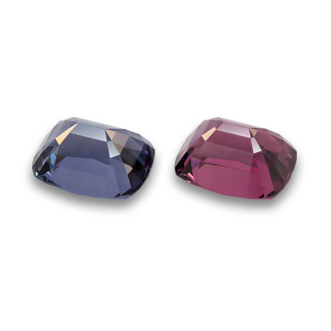Raspberry & Blue Spinel 9.9 CT/2