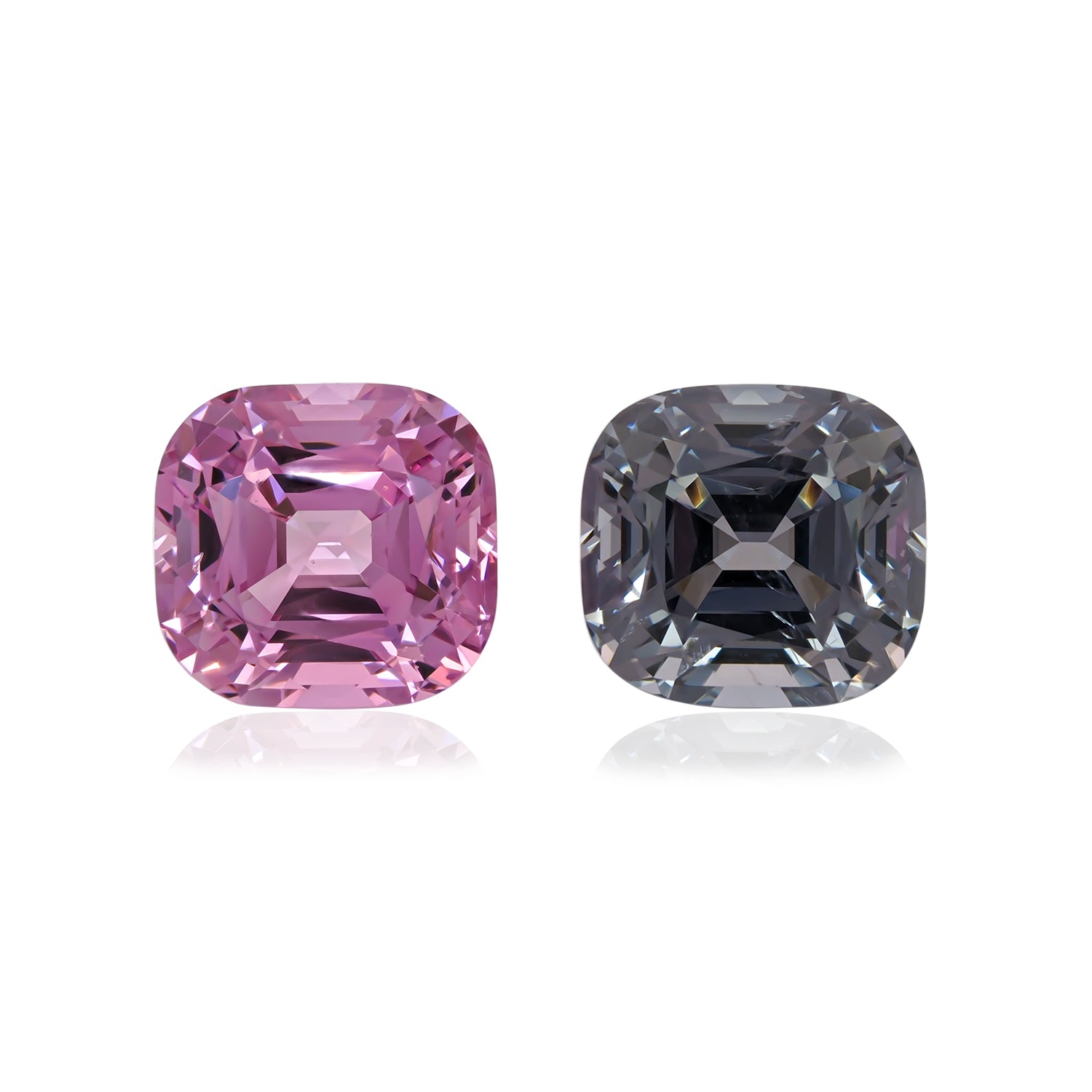 Pink & Grey Spinel 9.67 CT/2