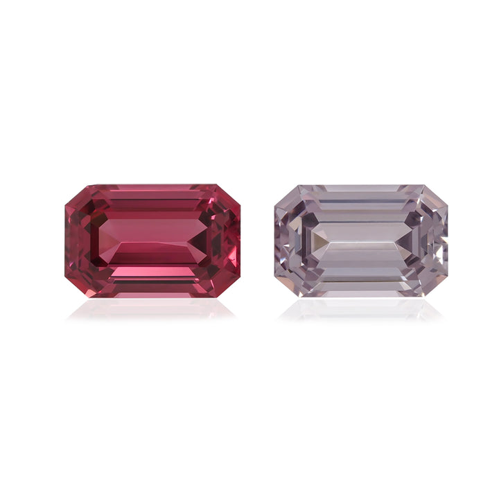 Red & Silver Grey Spinel 2.93 CT / 2