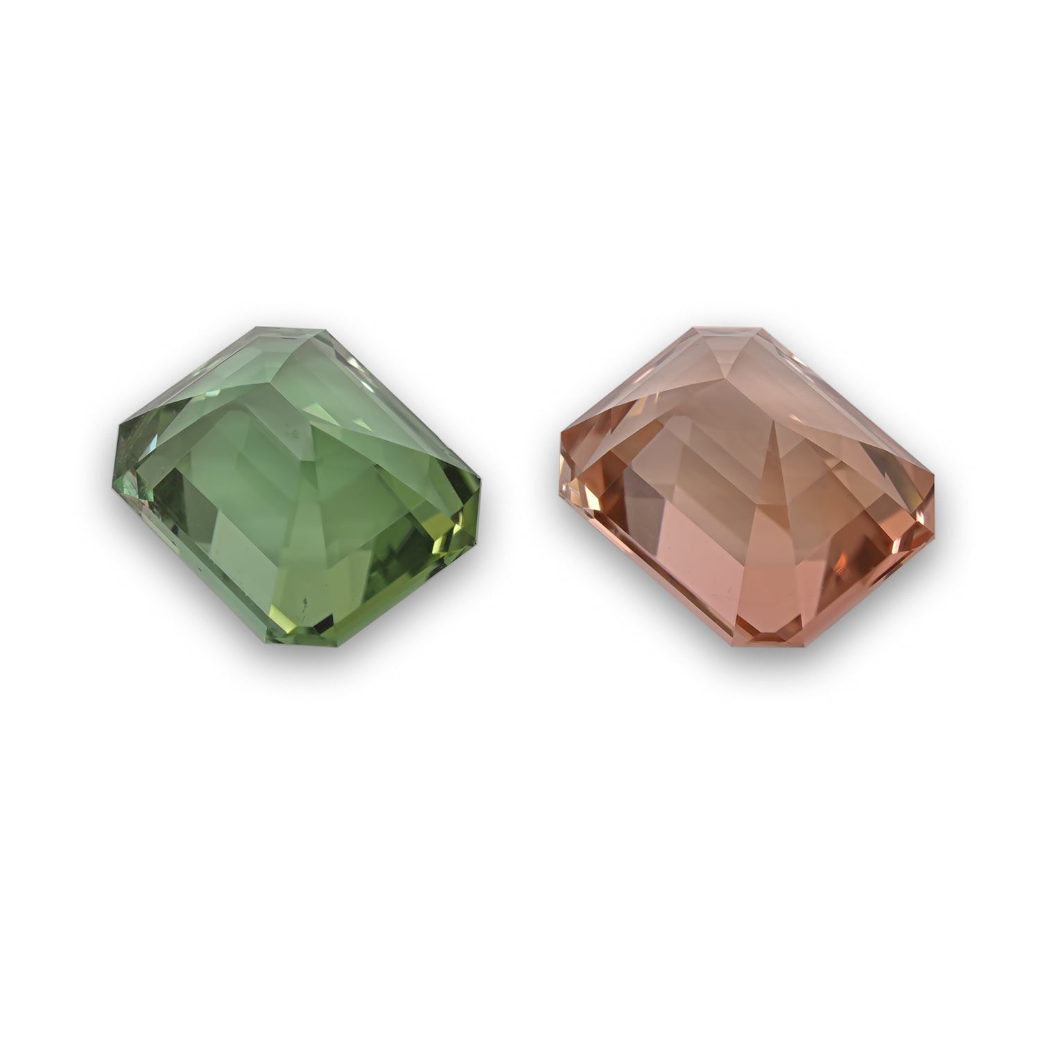 Green & Peach Tourmaline 9.88 CT / 2