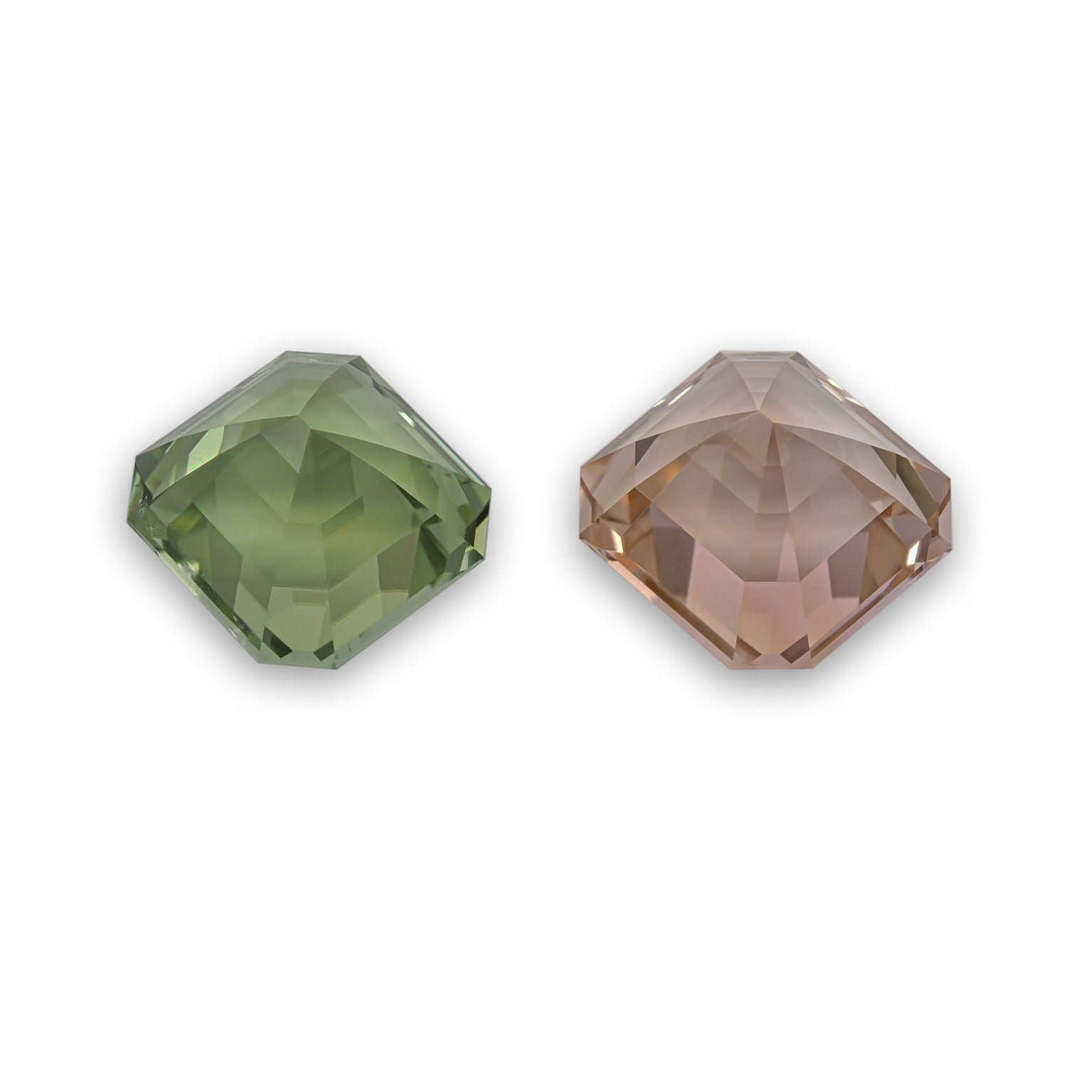 Green & Peachy Tourmaline 17.13 CT / 2