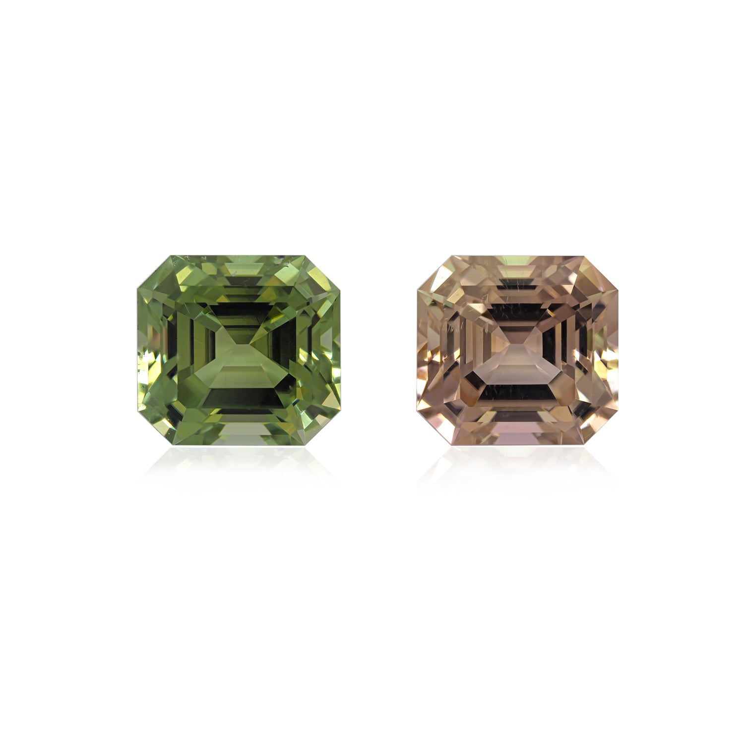 Green & Peachy Tourmaline 17.13 CT / 2