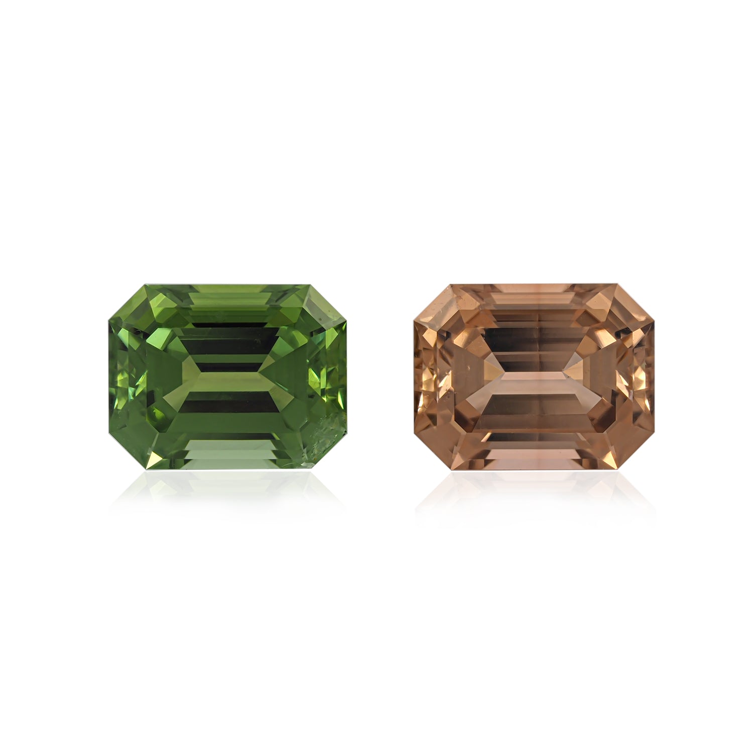 Green & Peach Tourmaline 10.35 CT / 2