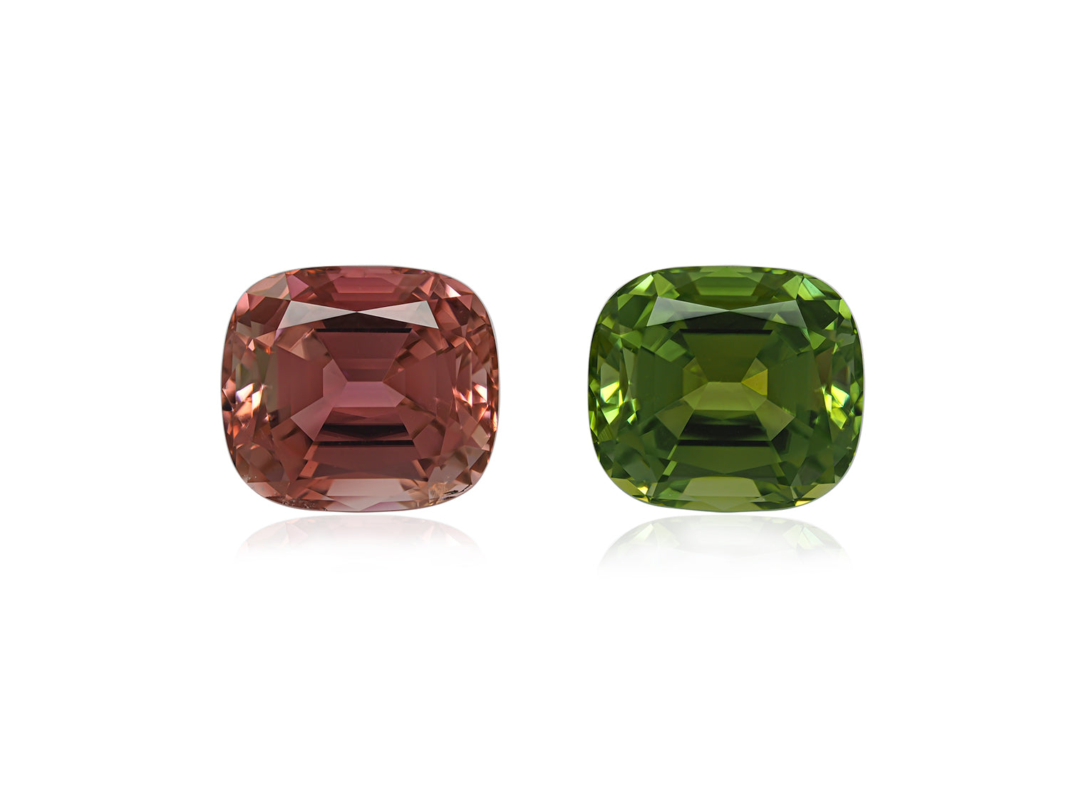 Green & Pink Tourmaline 13.45 CT / 2