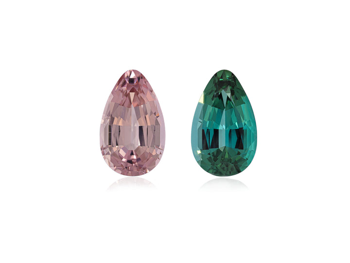 Lagoon & Pink Tourmaline 25.73 CT / 2